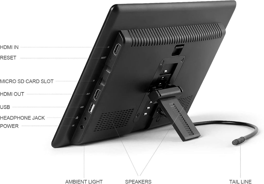 13.3 Inch Touch Screen Car Headrest Video Player with WiFi Bluetooth HDMI X829
