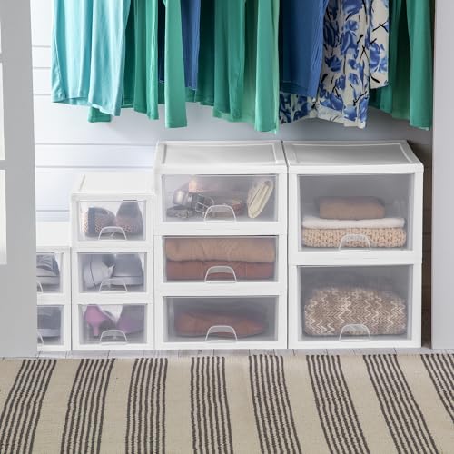 Clear 27 Quart Stacking Drawer O256