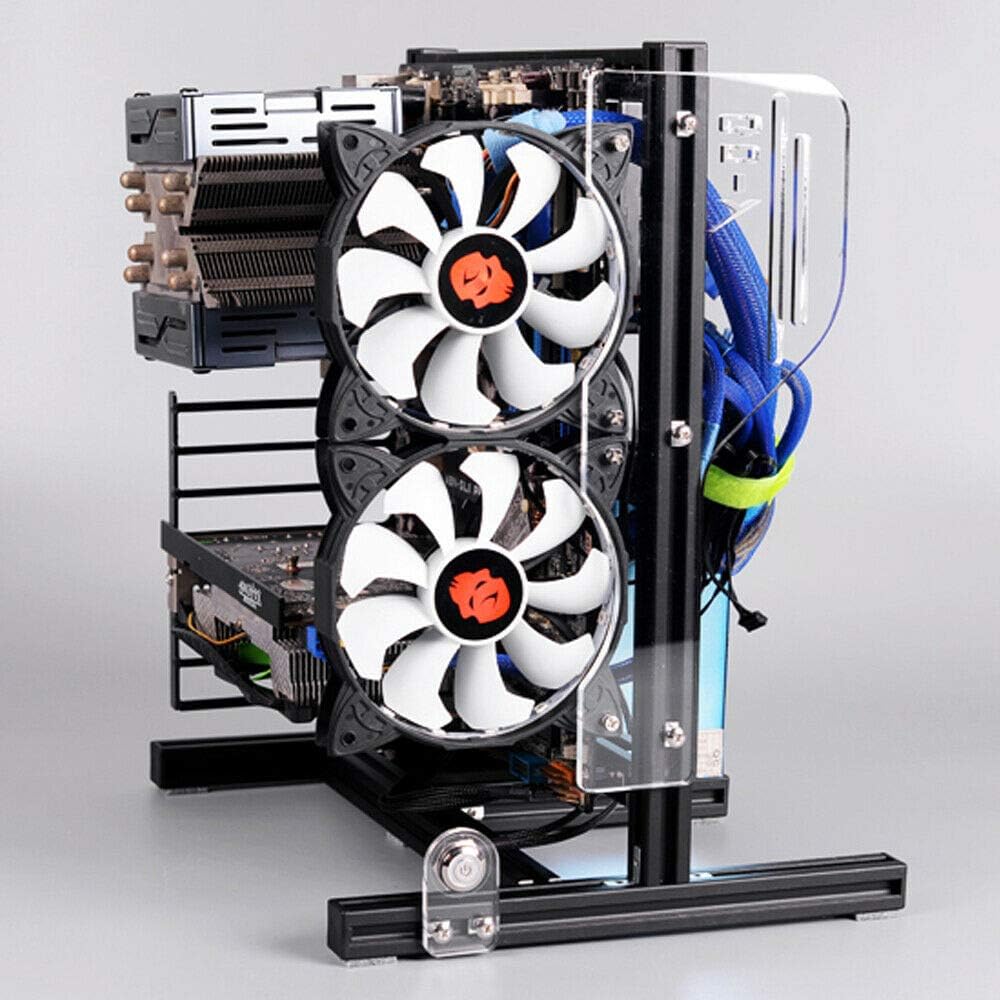Open Bare Metal PC Motherboard Case Frame N198