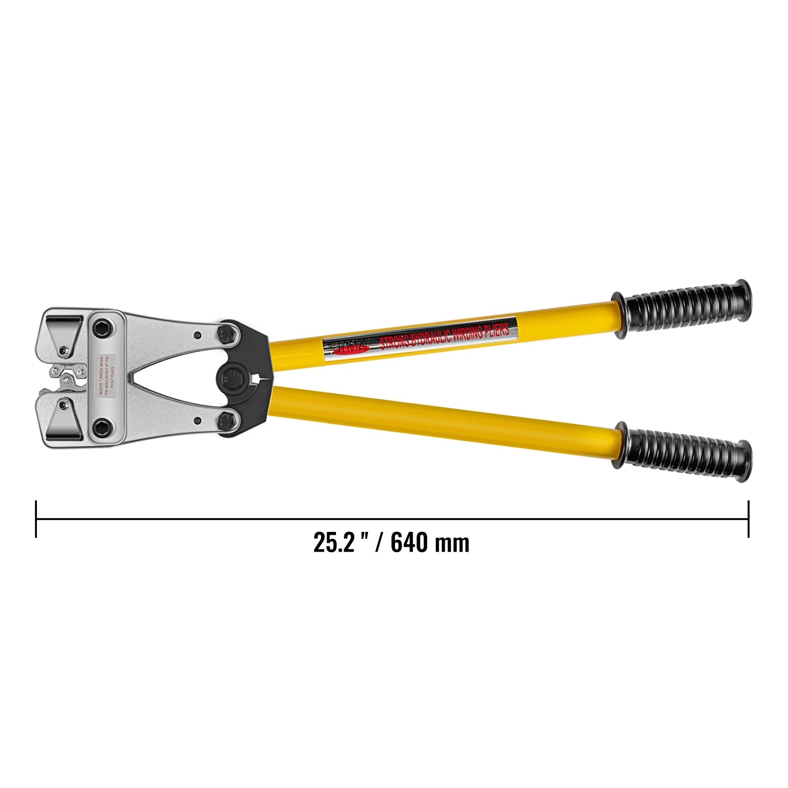 Battery Cable Crimping Tool 10-120 mm2, AWG 8-4/0, Hexagon Lug Crimping Tool A115184