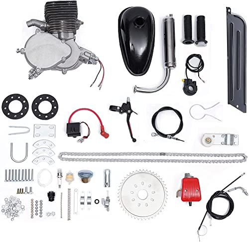 2-Stroke 100cc Gas Bicycle Motor Kit for 26" 28" V Frame Bikes D16646