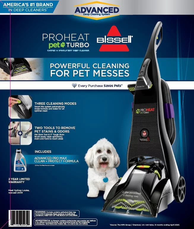 Proheat Pet Turbo Carpet Cleaner W591
