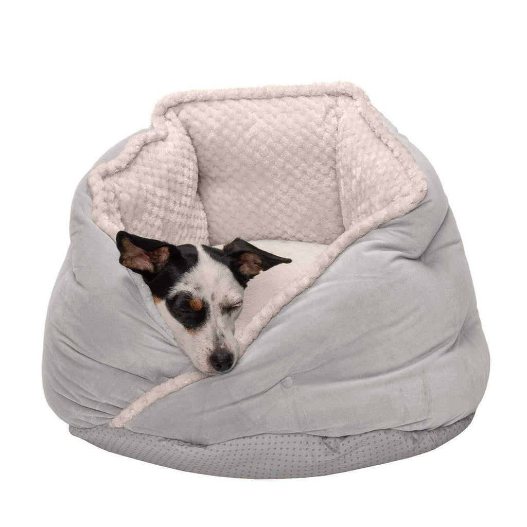 Minky Faux Fur Velvet Calming Hug Bed T31156