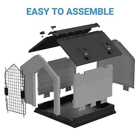 Pet House with Durable Weatherproof Design C659