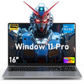 16 Inch Laptop Computer, 16GB RAM 512GB SSD, N95 Processor, FHD 1920 * 1200, Backlit Keyboard, Windows 11 Pro, Fingerprint Unlock I260