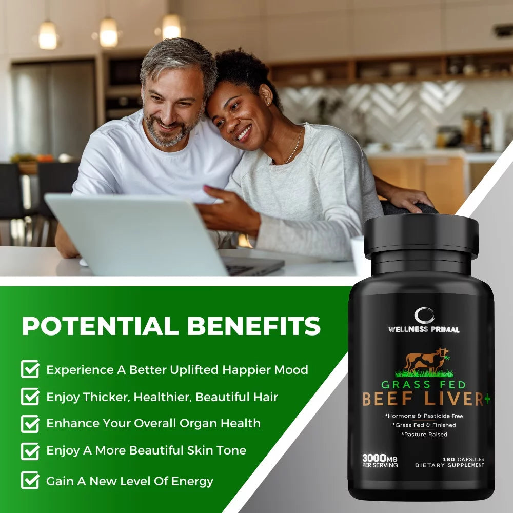 180 Capsules Beef Liver Supplement U55160