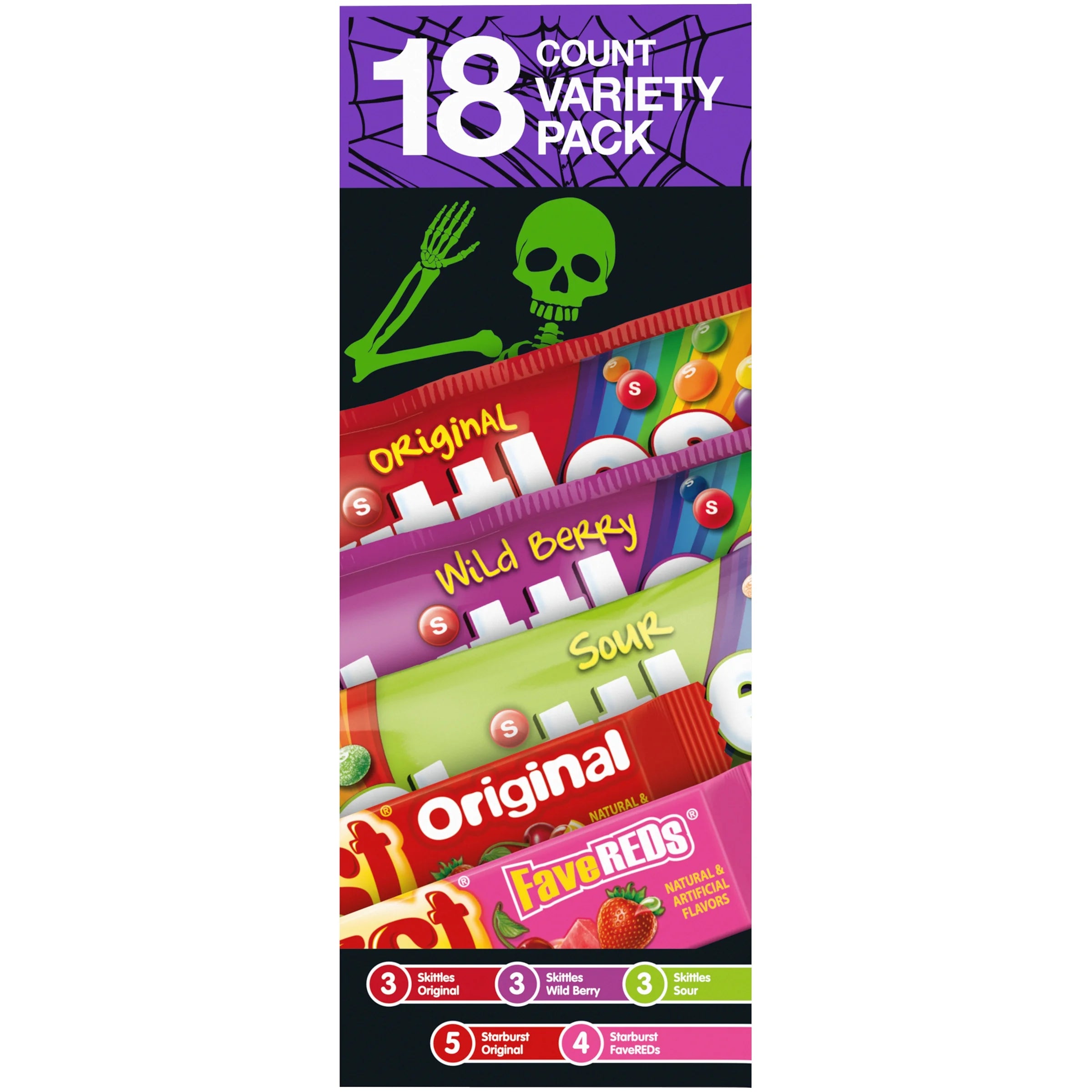 18 Count Mixed Chewy Candy Variety Pack O967307