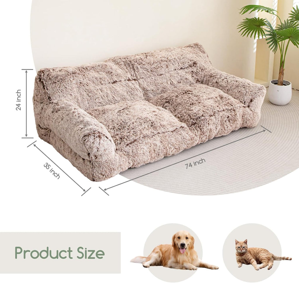 Giant Floor Sofa Couch with Foam Chunk Supportive Mat W870