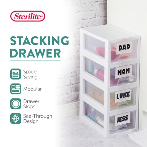 Clear 27 Quart Stacking Drawer O256