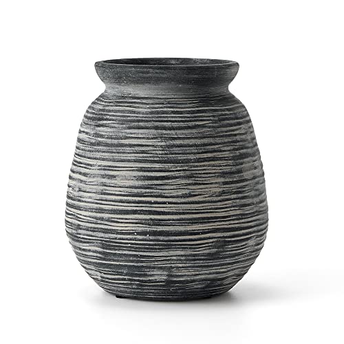 White 9.5 Inch Ceramic Vase N659097