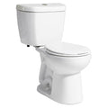White 2-Piece Round Front Toilet K7673