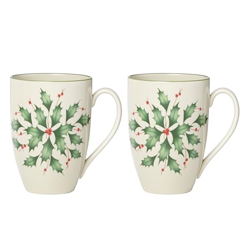 18 Oz Stoneware Coffee Mug Set B4652