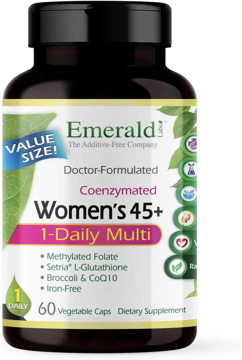 Women's 45+ 1-Daily Multi (60 Caps) & Men's 45+ 1-Daily Multi (60 Caps) Complete Multivitamin M990