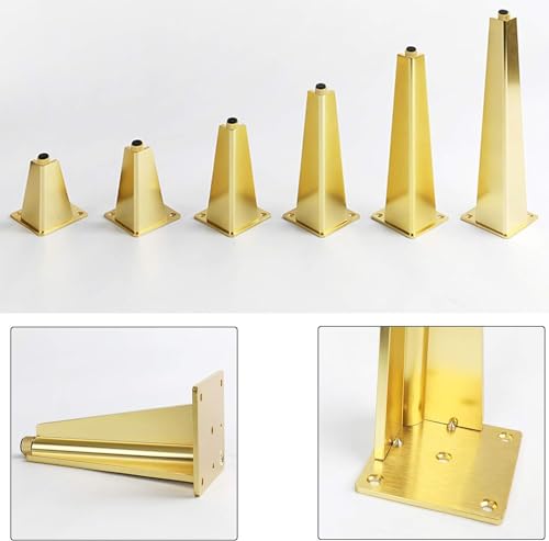 Gold 30cm Aluminium Adjustable Furniture Feet Z4807