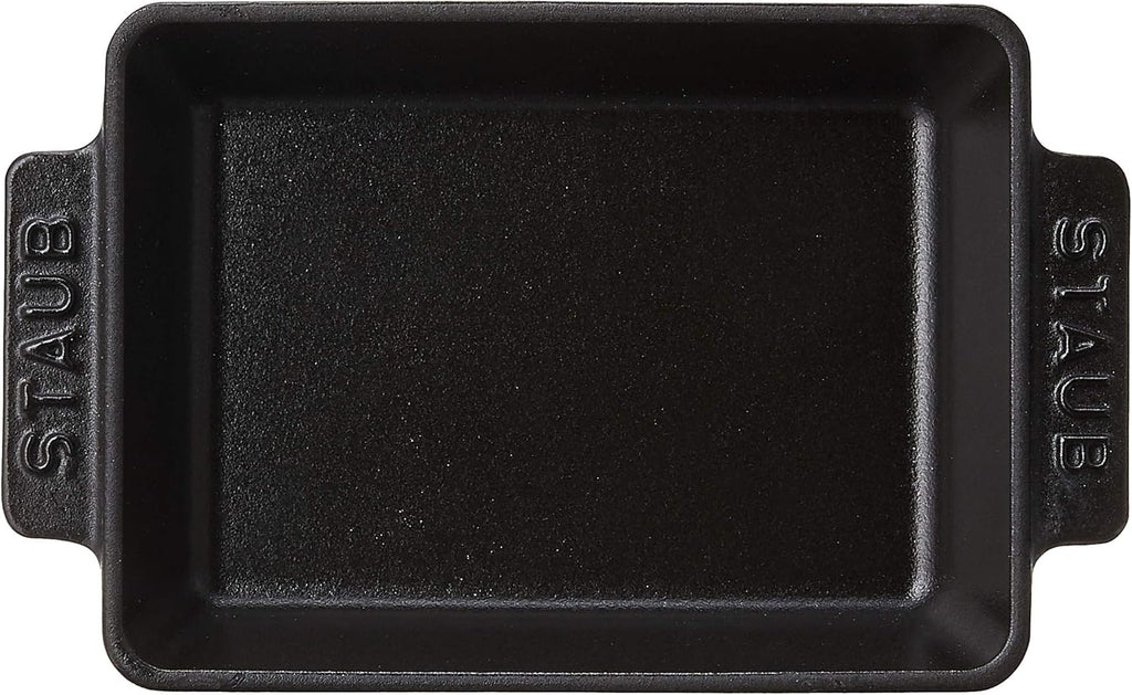Matte Black Cast Iron Mini Rectangular Baker A469685