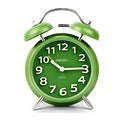 Green Silent Night Light Desk Alarm Clock U991884