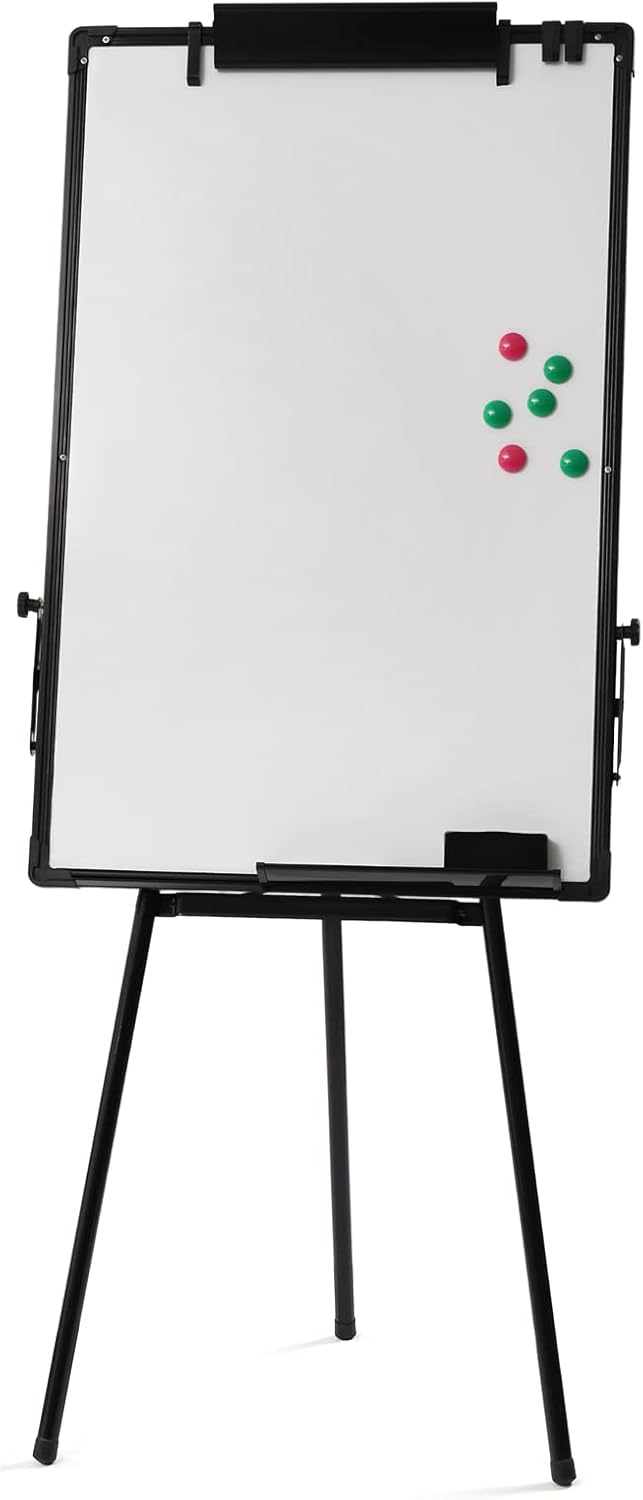Height Adjustable Tripod Whiteboard, 36×24 inch E806296