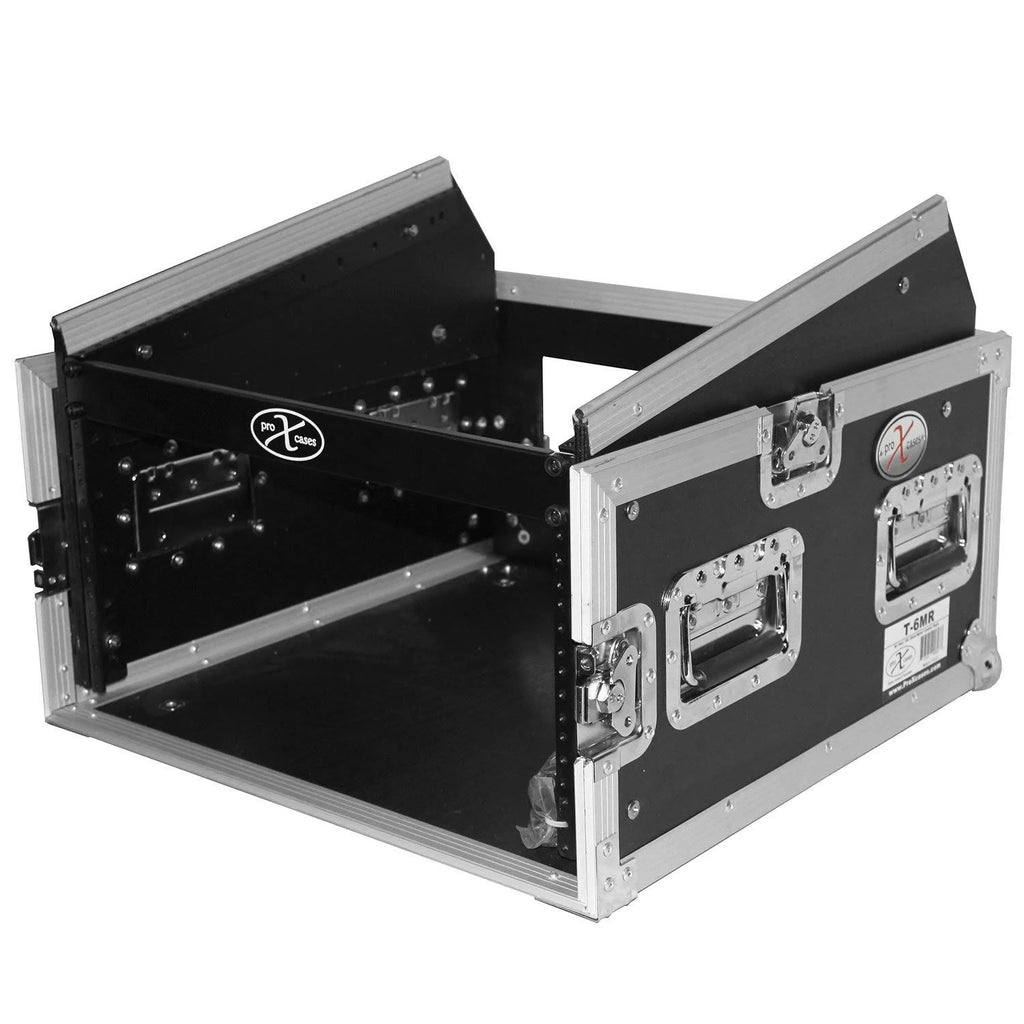 6U Rack x 10U Top Mixer DJ Combo Flight Case H77772