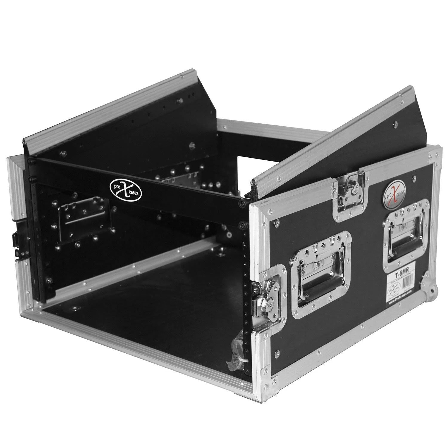 6U Rack x 10U Top Mixer DJ Combo Flight Case H77772