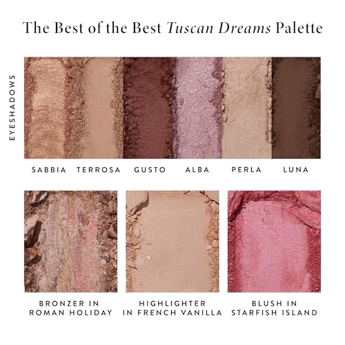 Full Size Baked Palette with Bronzer, Blush, Highlighter and 6 Eyeshadows F196