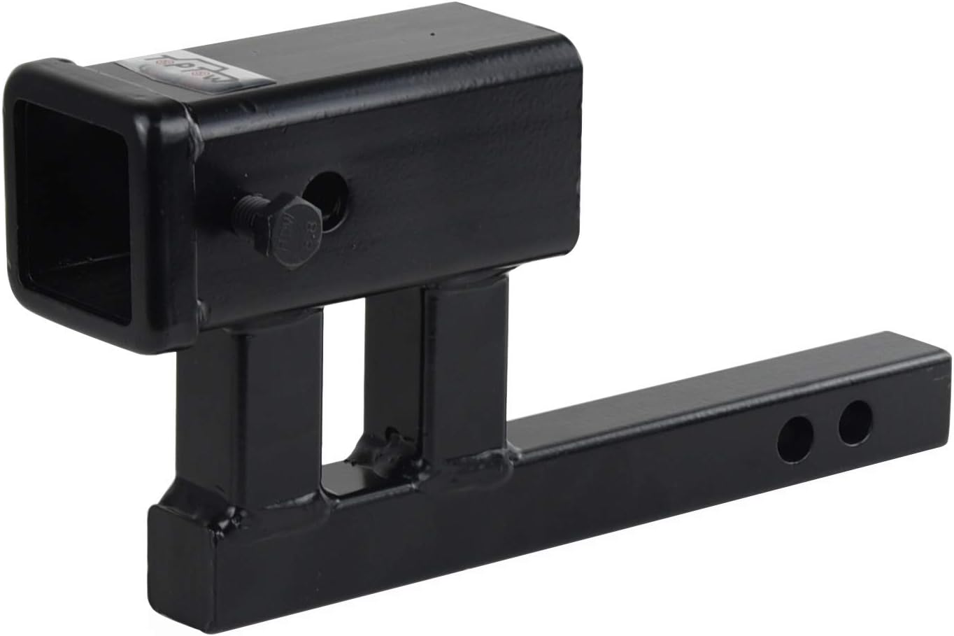 2" Receiver Trailer Hitch Extender Adapter, 4-1/4 inch Rise/Drop, 1-1/4 inch Solid Shank, 8-5/8" Extension Pack of 2 Z47860