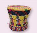 Yellow Bamboo Wooden Stool I202043