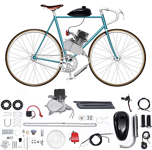 2-Stroke 100cc Gas Bicycle Motor Kit for 26" 28" V Frame Bikes D16646