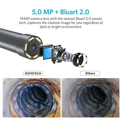 Yellow 5.0MP HD Wireless Endoscope Inspection Camera L85902