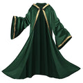 Wizard Robe with Hood Sleeves Halloween Costume Cloak L781889