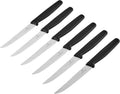 Black 4.5-Inch 6-Piece Serrated Steak Knife Set S725