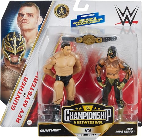 WWE Championship Showdown 2-Pack Action Figures & Accessory, Series #17, 6-inch H847