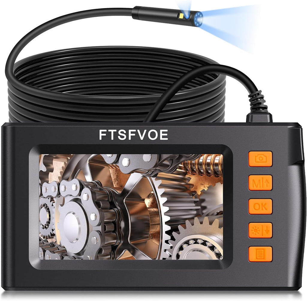 8mm IP67 Waterproof 1080P Digital Borescope Inspection Camera with 4.3" LCD Screen S5118
