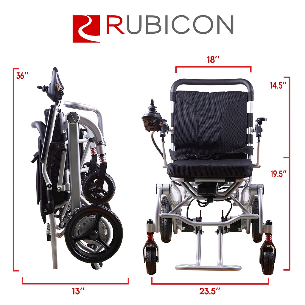 Super Lightweight Foldable Electric Wheelchair with Detachable Battery U37328