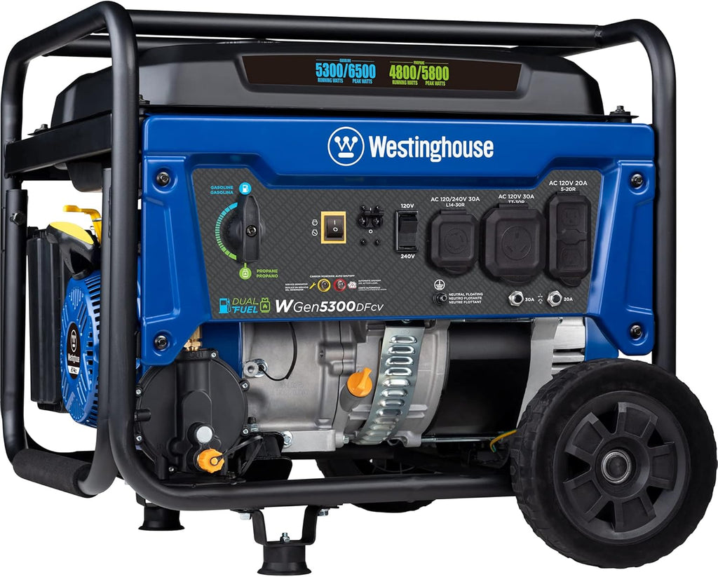 Portable Generator 7500 Rated Watts 9500 Peak Watts Gas Powered S8266