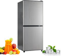 Compact Mini Fridge with Freezer 4.0 Cu.Ft Dual Zone Small Refrigerator P28240
