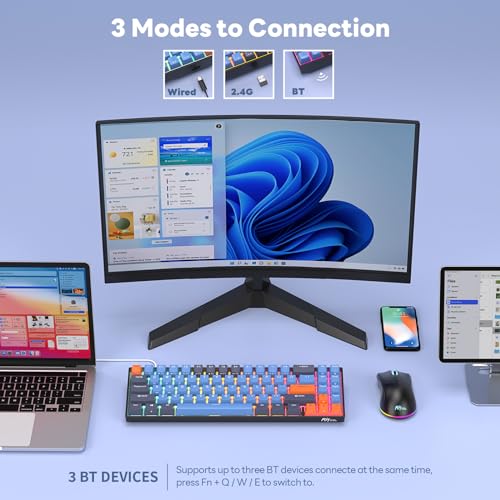 70% Layout Compact Hot Swappable Mechanical Keyboard S394