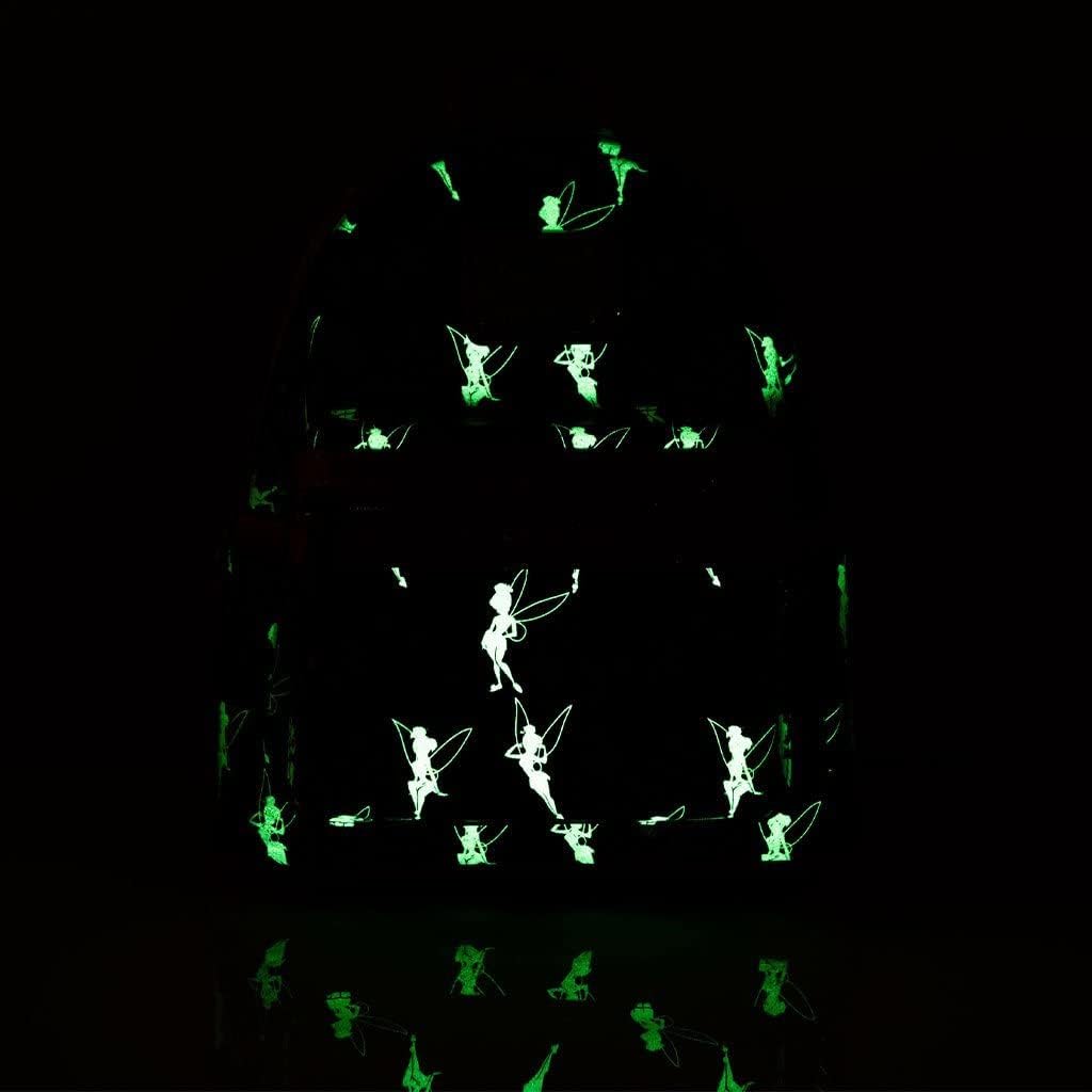 Pink Glow in the Dark Allover Print Backpack U39196