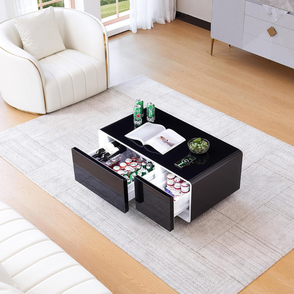 Multifunctional Coffee Table with Cooler and Frozen R958705