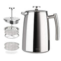 50-Ounce Stainless Steel Insulated French Press Coffee Maker U8469