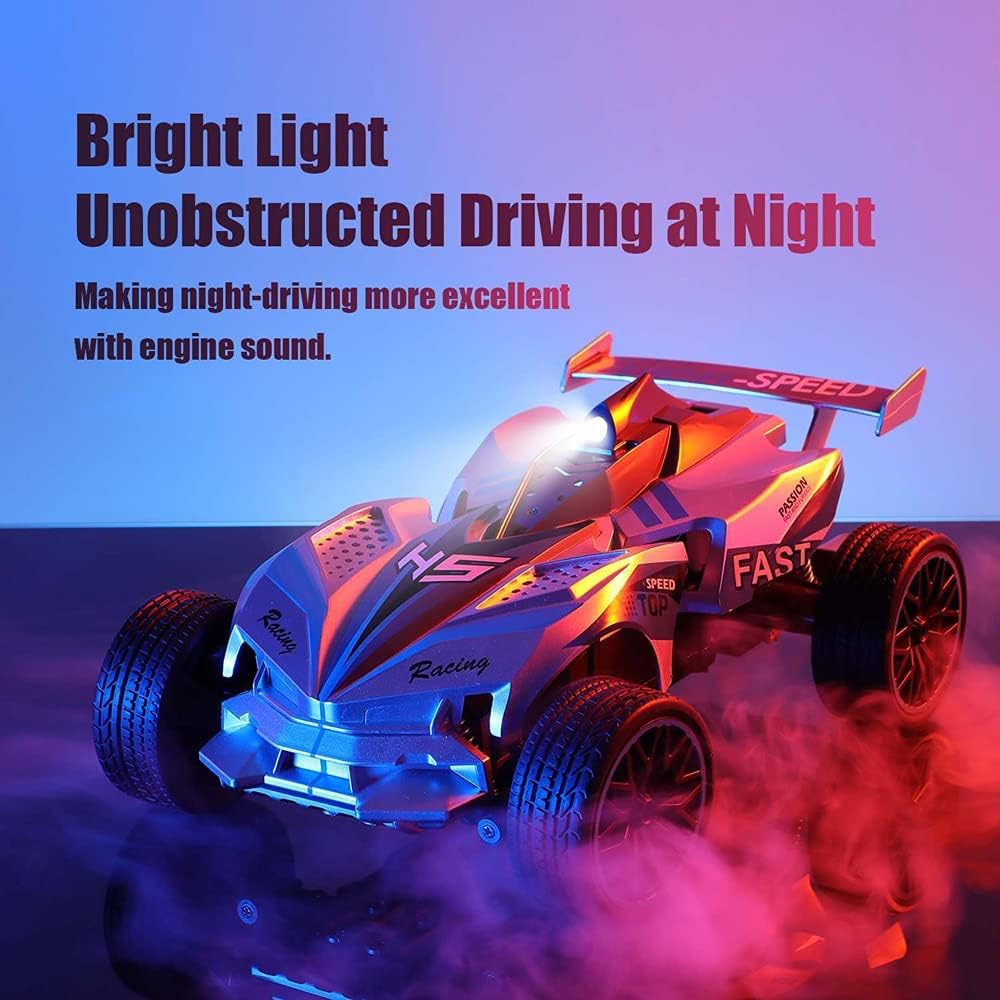 Remote Control Car with Colorful Led Lights and Rechargeable Battery O535256