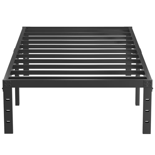 14 Inch Tall Black Heavy Duty Steel Bed Frame M287