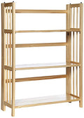 3 Shelf Folding Bookcase, 27.5" Wide, Espresso C734339