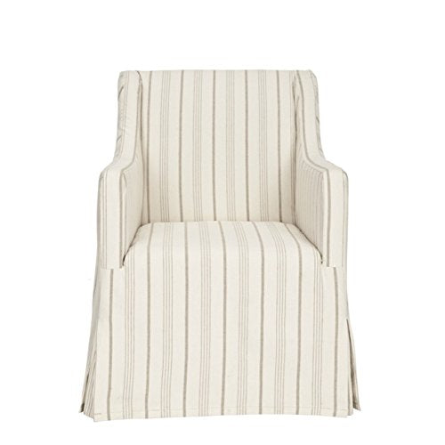Beige Slipcover Side Chair K676