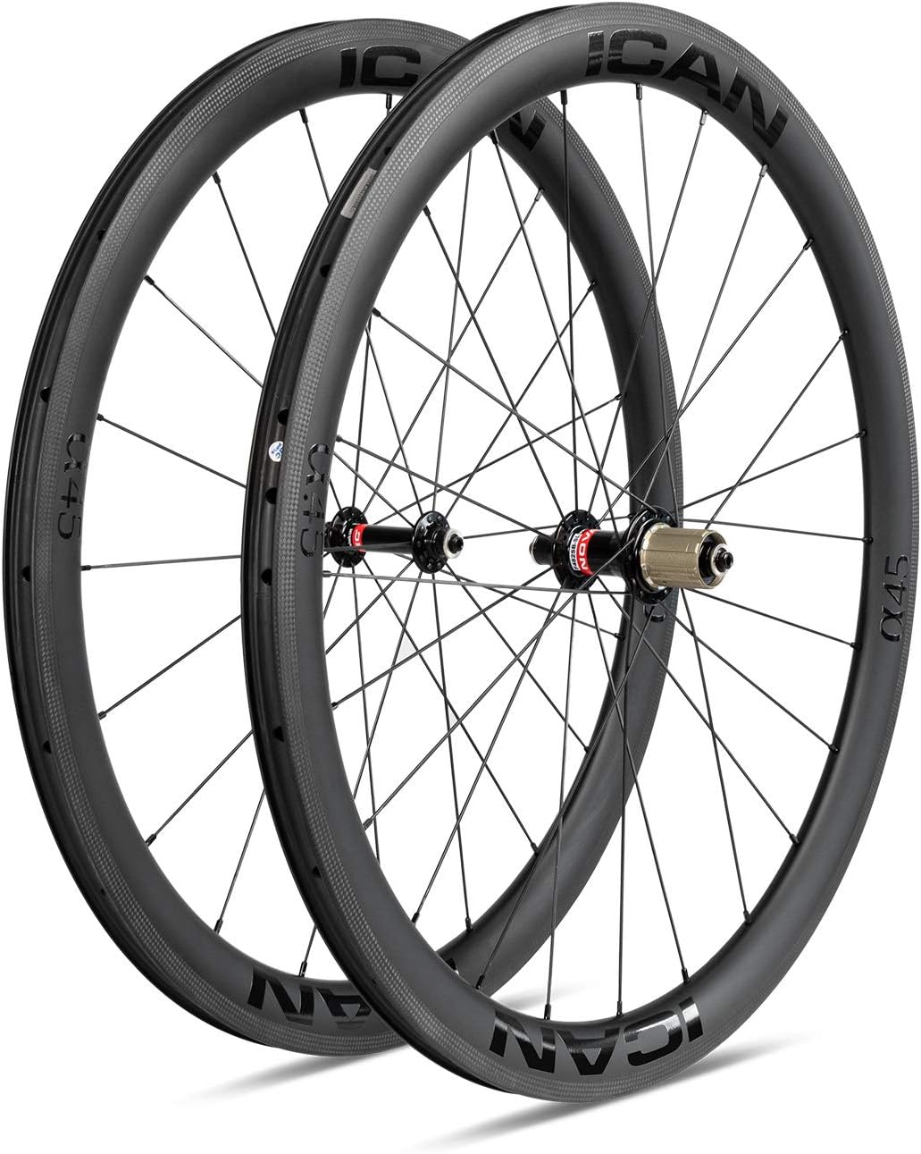 Carbon Road Bike Wheelset Clincher Tubeless Ready Rim Brake 700C 20/24 Holes X7461