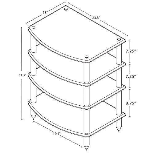 Five Shelf Audio Rack A841