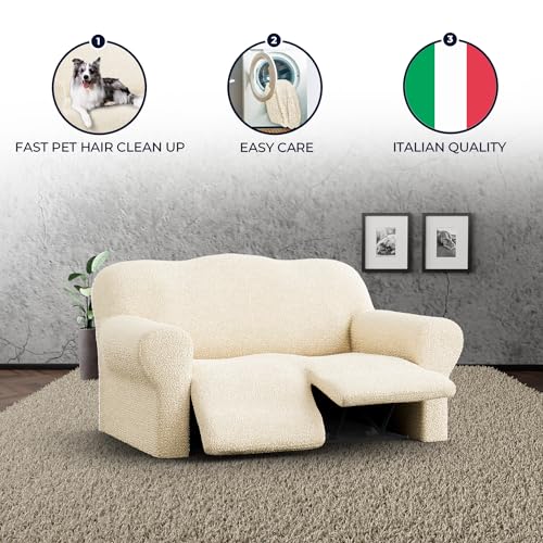 Blue Polyester Recliner Sofa Cover I95356