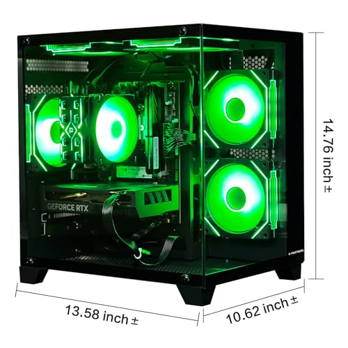 Intel Core i5 13400F RTX 5060 8G 32GB DDR4 RAM 1TB SSD ARGB Fan Gaming Desktop Computer H4807