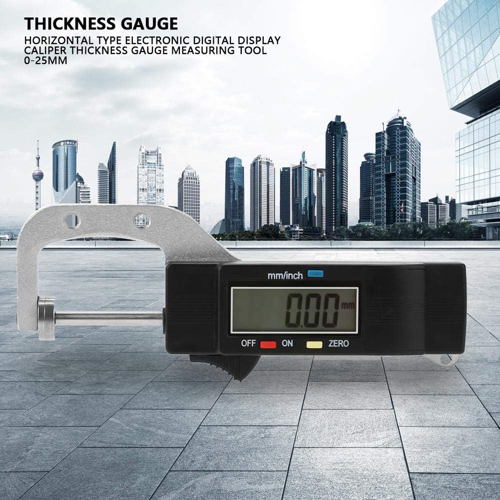 0-25mm Horizontal Electronic Digital Display Thickness Gauge Measuring Tool R331
