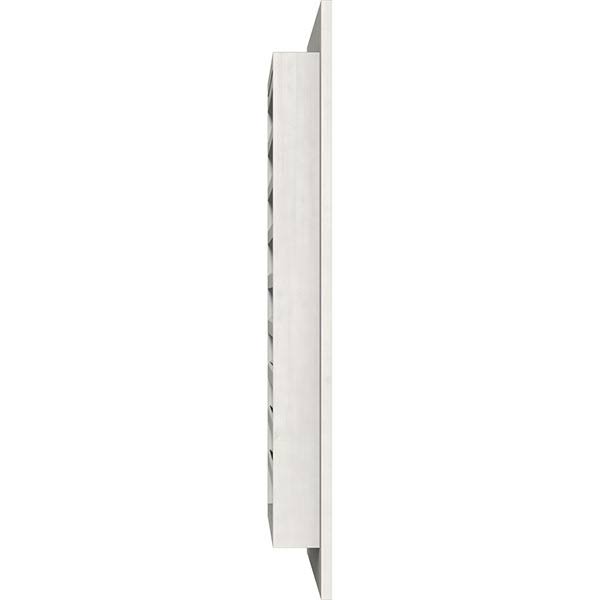 16 inch x 12 inch Primed Western Red Cedar Gable Vent B4868