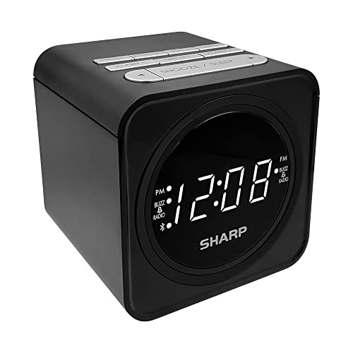 FM Clock Radio with Bluetooth Speaker and Dual Alarms W791880